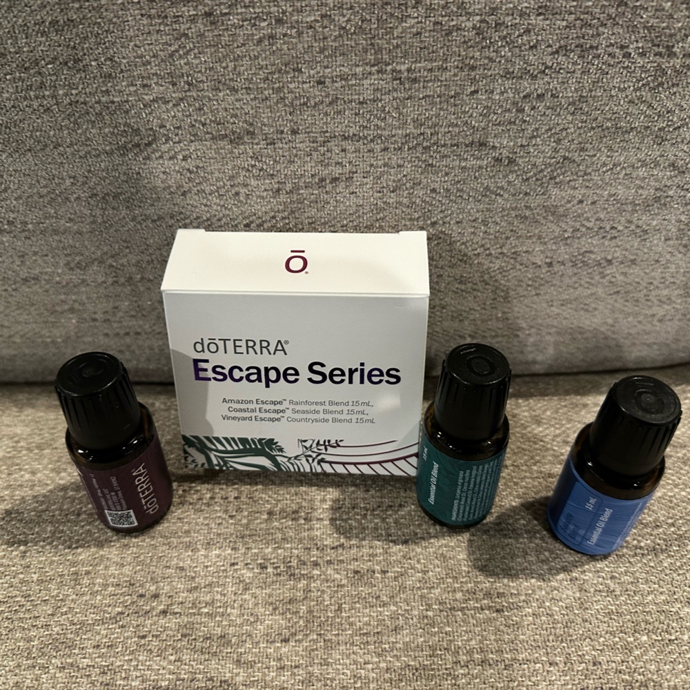 Escape oils introduced at convention. 
Opened just to smell the scent.